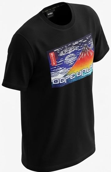 AAPE BY A BATHING APE® Mount Fuji Graphic T-Shirt รูปที่ 6