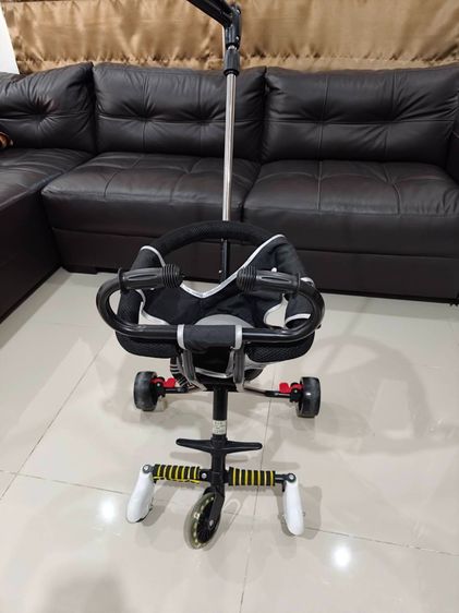 รถเข็นเด็ก Kinlee 4 ล้อ สีเทาคอฟฟี่ สภาพ 99 เปอร์เซ็นต์ เหมือนใหม่ (แถมรถเข็นขนาดเล็กแบบสามล้อ-แสดงในรูปด้านล่าง) รูปที่ 9