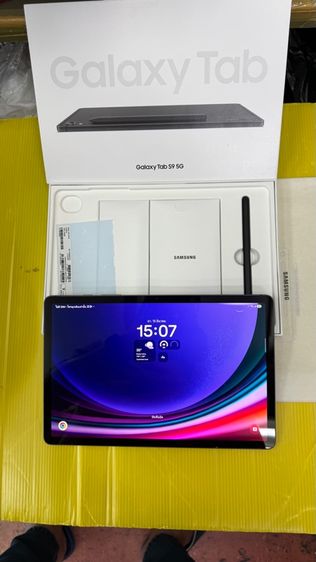 256 GB Samsung Tab S9-5Gแรม12-256GB ใหม่99.99