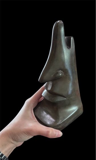  วางแว่นตาแบรนด์ G. Tassilo รูปปั้น รูปจมูกและปาก วัสดุ บรอนซ์ พร้อมลายเซ็นต์ งานยุโรปนำเข้า รูปที่ 8