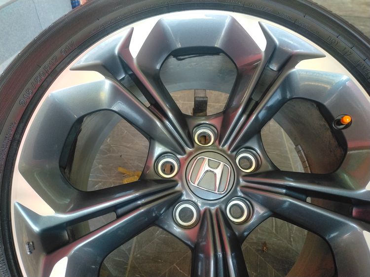 แม็กฮอนด้า ขอบ17 พร้อมยางโยโกฮาม่า 215 50 17 ปี24 ใส่ civic ได้ทุกรุ่น รูปที่ 5