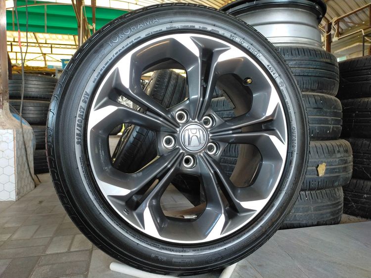 แม็กฮอนด้า ขอบ17 พร้อมยางโยโกฮาม่า 215 50 17 ปี24 ใส่ civic ได้ทุกรุ่น รูปที่ 2