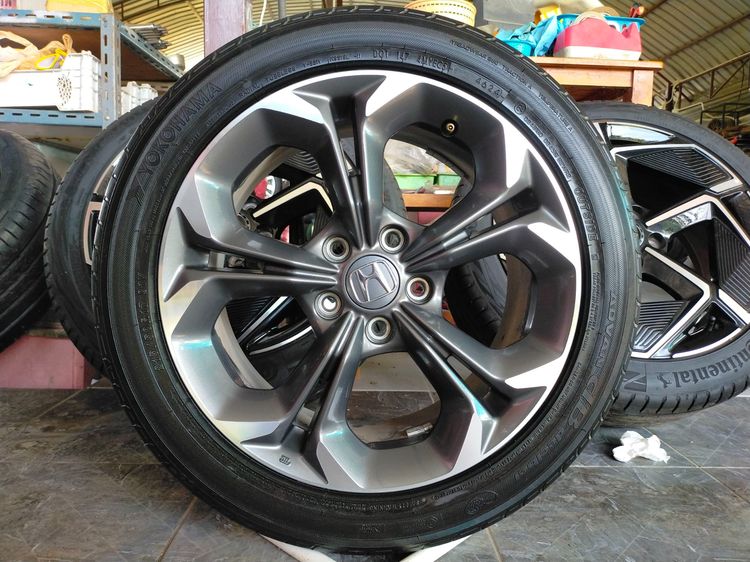 แม็กฮอนด้า ขอบ17 พร้อมยางโยโกฮาม่า 215 50 17 ปี24 ใส่ civic ได้ทุกรุ่น รูปที่ 3