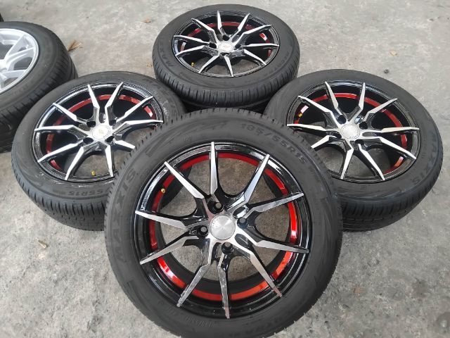 15" แม่เขากวางขอบ 15 หน้าเงา พร้อมยาง ปี 23