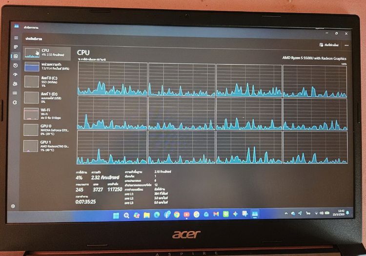 Acer Aspire 7 (รุ่นรหัส N19C5) รูปที่ 2