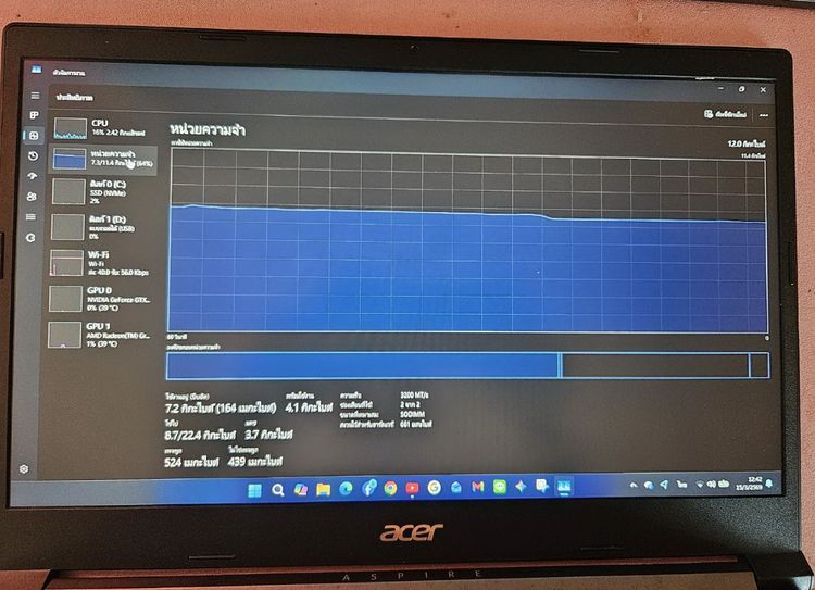Acer Aspire 7 (รุ่นรหัส N19C5) รูปที่ 5