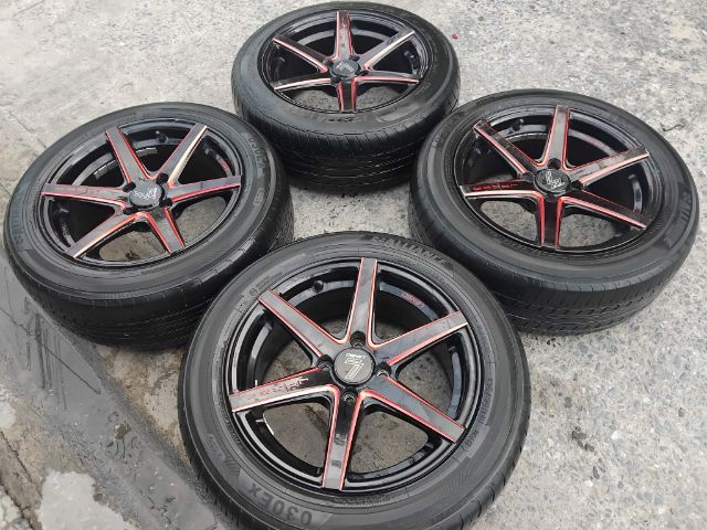 แม็ก Lenso ขอบ 15 กว้าง 7 พร้อมยางปี 22 รูปที่ 2