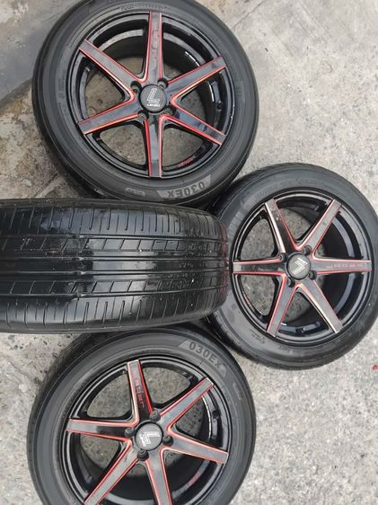 แม็ก Lenso ขอบ 15 กว้าง 7 พร้อมยางปี 22 รูปที่ 3
