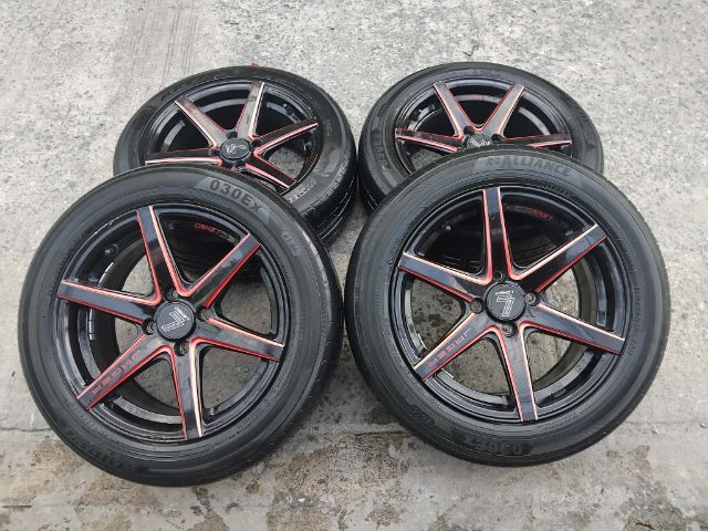 แม็ก Lenso ขอบ 15 กว้าง 7 พร้อมยางปี 22 รูปที่ 4