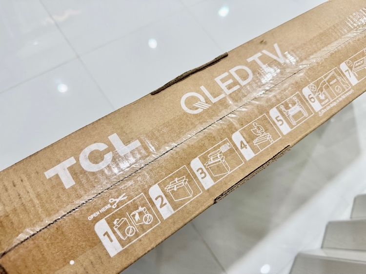 TCL QLED 4K 55 นิ้ว มือ1 Google TV 120Hz ผลิต 9 กพ 2569 Quantum Dot ประกันศูนย์ 3 ปี สั่งเสียง รูปที่ 5