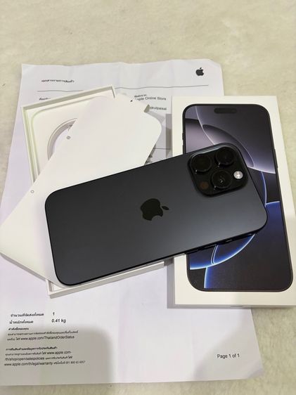 iPhone 16 pro max 256GB Apple care 1Y bat 100 79 cycle รูปที่ 7