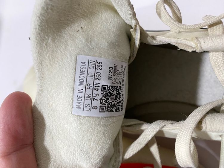 ขายสตั๊ด Adidas Copa Pure สีขาวครีมหนังแท้ 8us รูปที่ 3