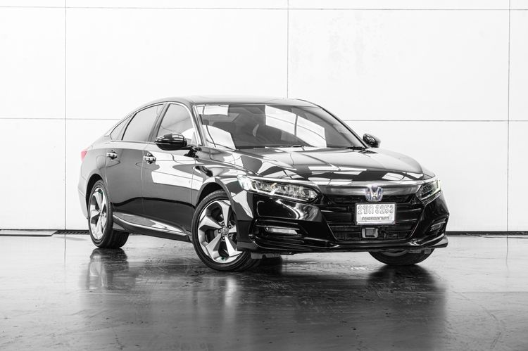 Honda Accord 2021 2.0 e:HEV Tech Sedan เบนซิน ไม่ติดแก๊ส เกียร์อัตโนมัติ ดำ รูปที่ 2