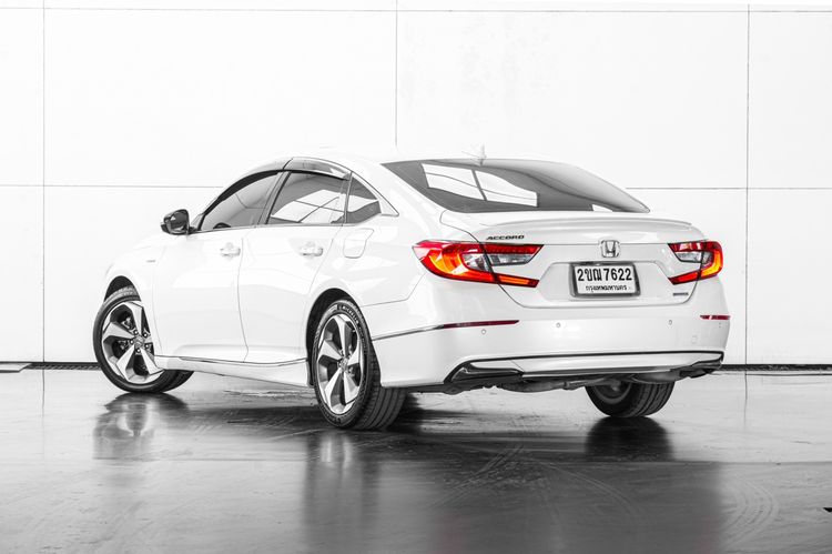 Honda Accord 2021 2.0 Hybrid Tech Sedan ไฮบริด ไม่ติดแก๊ส เกียร์อัตโนมัติ ขาว รูปที่ 4