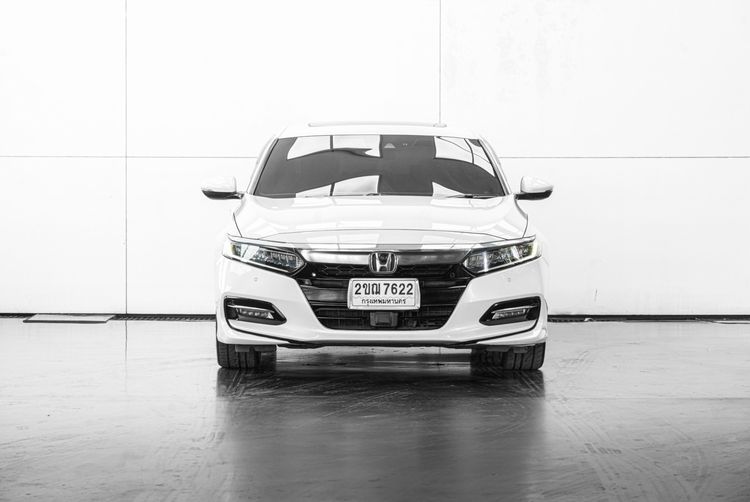 Honda Accord 2021 2.0 Hybrid Tech Sedan ไฮบริด ไม่ติดแก๊ส เกียร์อัตโนมัติ ขาว รูปที่ 3