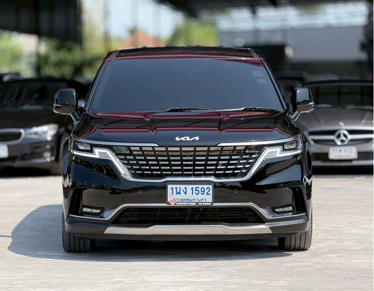 Kia Grand Carnival 2022 2.2 EX Utility-car ดีเซล ไม่ติดแก๊ส เกียร์อัตโนมัติ ดำ รูปที่ 2