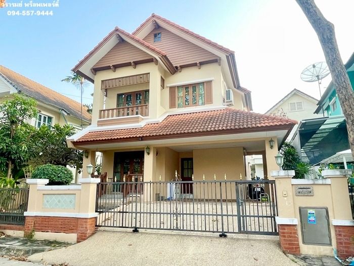 บ้านเดี่ยว ประชาอุทิศ 98 ม.วรารมย์ ภายในสวย เข้าอยู่ได้เลย วัสดุบ้านดี โครงสร้างแข็งแรง