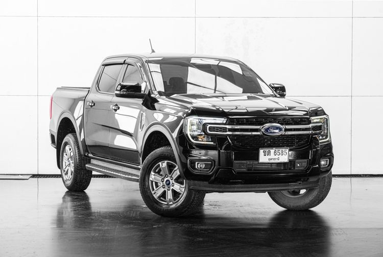 Ford Ranger 2022 2.0 Hi-Rider XLT Pickup ดีเซล ไม่ติดแก๊ส เกียร์อัตโนมัติ ดำ รูปที่ 2