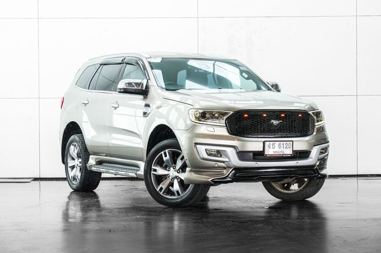 Ford Everest 2016 2.2 Titanium Plus Utility-car ดีเซล ไม่ติดแก๊ส เกียร์อัตโนมัติ น้ำตาล รูปที่ 2