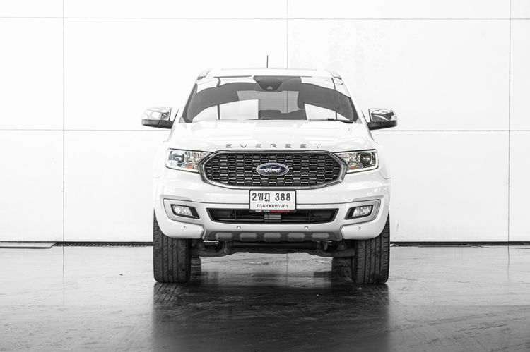 Ford Everest 2021 2.0 Turbo Titanium+ Utility-car ดีเซล ไม่ติดแก๊ส เกียร์อัตโนมัติ ขาว รูปที่ 3