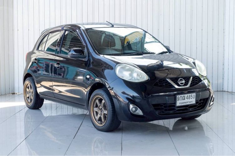 Nissan March 2018 1.2 E Sedan เบนซิน ไม่ติดแก๊ส เกียร์ธรรมดา ดำ รูปที่ 3