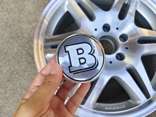 ล้อ BRABUS Monoblock 6 แท้ ขอบ 17 กว้าง 8 ออฟเซ็ท 30 4วง มีฝากลางงานเทียบอย่างดีให้4ฝา ล้อพร้อมใส่ใช้งานกับเบนซ์ได้หลายรุ่น รูปที่ 4