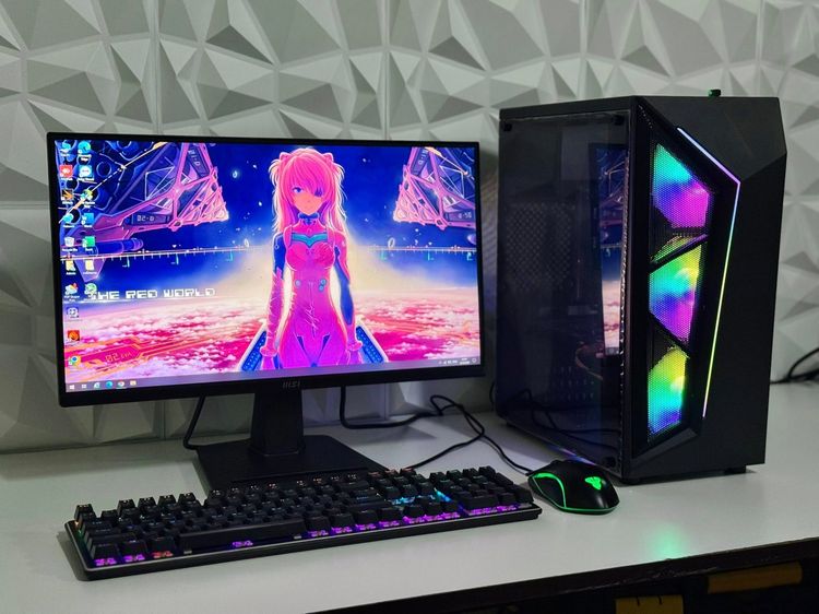 คอมพิวเตอร์ครบชุด พร้อมจอ Msi 22 นิ้วไร้ขอบ 100Hz Core i7 2600 RAm 16G GTX 1050ti รูปที่ 2