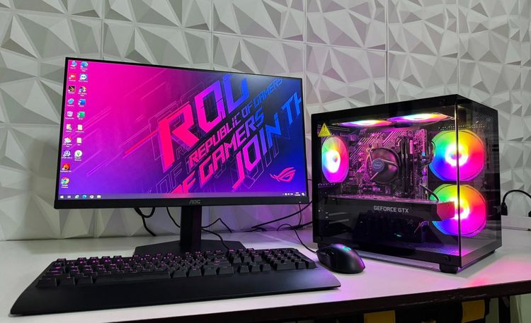 คอมพิวเตอร์ครบชุด พร้อมจอ 24นิ้ว 240Hz Core i3 gen10 GTX 1650 รูปที่ 6