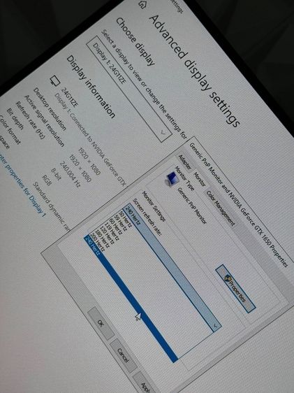 คอมพิวเตอร์ครบชุด พร้อมจอ 24นิ้ว 240Hz Core i3 gen10 GTX 1650 รูปที่ 5