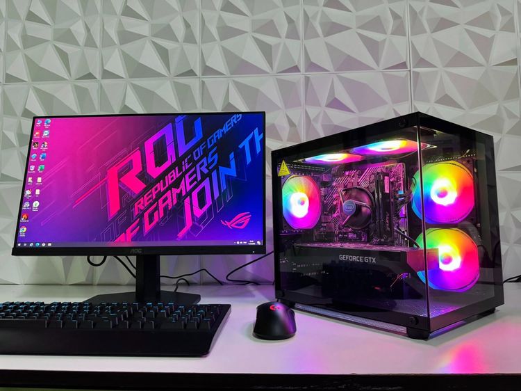 คอมพิวเตอร์ครบชุด พร้อมจอ 24นิ้ว 240Hz Core i3 gen10 GTX 1650 รูปที่ 2