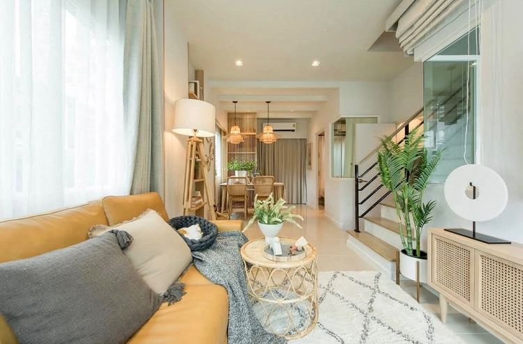 Sansiri มีบางส่วน ขายด่วน ทาวน์โฮมแปลงมุม ต้นซอย โครงการแสนสิริ ใกล้ Clubhouse l Built in ทั้งหลัง พร้อมอยู่ รูปที่ 3