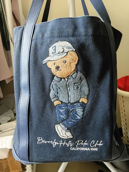 ผ้า ไม่ระบุ ถุงช๊อปปิ้ง Polo Beverly Hills