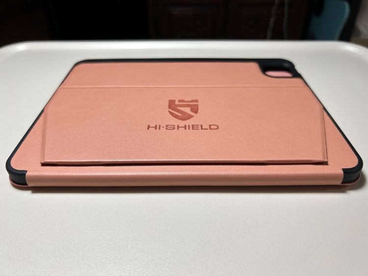 เคสไอแพด หนังวัวแท้ อิตาลี HI SHIELD Ultimate 9 Level’s iPad Case Pro 11นิ้ว M4, M5 สีชมพู รูปที่ 3