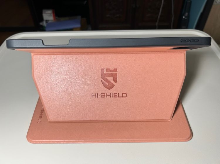 เคสไอแพด หนังวัวแท้ อิตาลี HI SHIELD Ultimate 9 Level’s iPad Case Pro 11นิ้ว M4, M5 สีชมพู รูปที่ 9