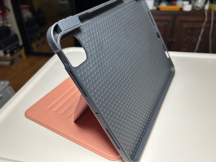 เคสไอแพด หนังวัวแท้ อิตาลี HI SHIELD Ultimate 9 Level’s iPad Case Pro 11นิ้ว M4, M5 สีชมพู รูปที่ 11
