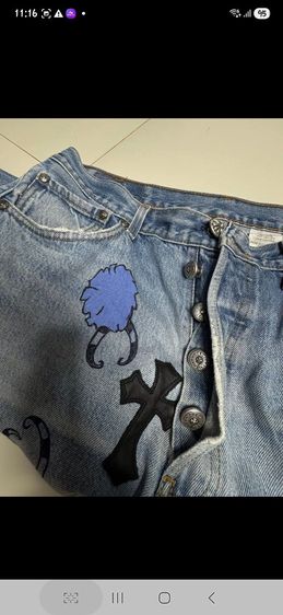 ยีนส์crome.Hearts💯📌📌 รูปที่ 6