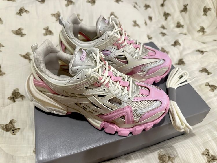 รองเท้าผ้าใบ ขาว หนัง PU UK 7 | EU 40 2/3 | US 8.5 อื่นๆ Balenciaga 