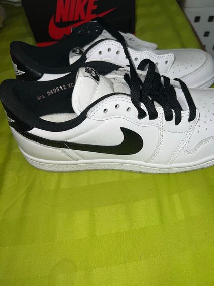Jordan 1 Low White Black Grey รูปที่ 2