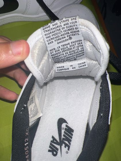 Jordan 1 Low White Black Grey รูปที่ 5