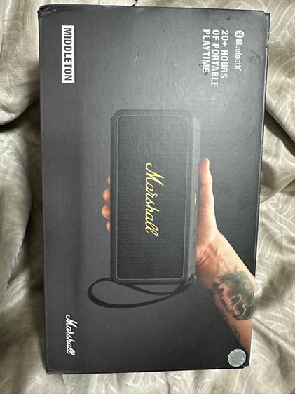 มือ 1 ประกันศูนย์ไทยยังอยู่ค่ะกล่องอุปกรณ์ครบ  Marshall Middleton Bluetooth Speaker ลำโพงบลูทูธ รุ่นใหม่ รูปที่ 7
