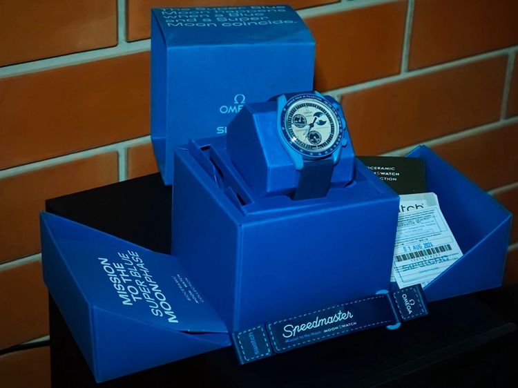 Omega x Swatch - Mission to the Super Blue Moonphase (Full Set) รูปที่ 2