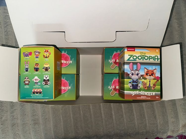 กล่องสุ่ม miniso Zootopia ยก Box รูปที่ 4