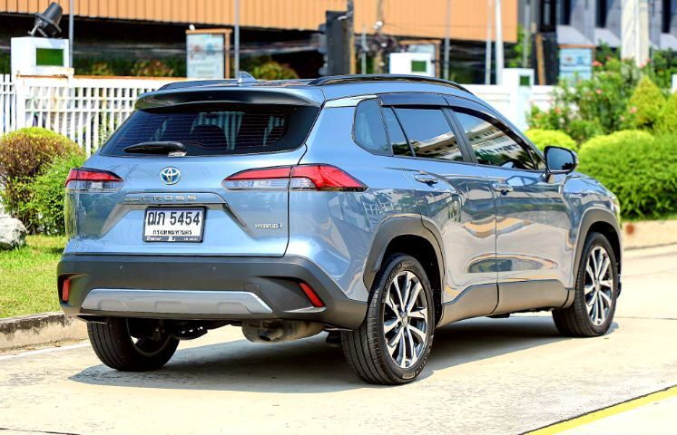 Toyota Corolla Cross 2021 1.8 Hybrid Premium Safety Utility-car ไฮบริด ไม่ติดแก๊ส เกียร์อัตโนมัติ เทา รูปที่ 4