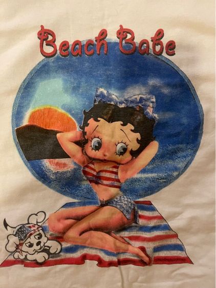 Betty Boop Beach Babe Retro Beach T-Shirt