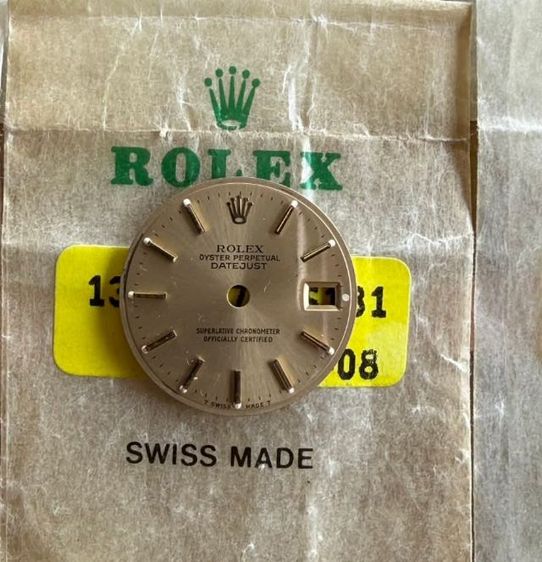 หน้าปัด​​ Rolex​ Datejust​2Tone​ หน้าแท้​ (มีตำหนินิดหน่อย)​ รูปที่ 6