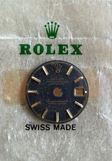 หน้าปัด​​ Rolex​ Datejust​2Tone​ หน้าแท้​ (มีตำหนินิดหน่อย)​ รูปที่ 7