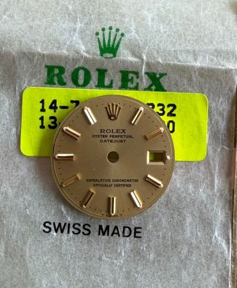 หน้าปัด​​ Rolex​ Datejust​2Tone​ หน้าแท้​ (มีตำหนินิดหน่อย)​ รูปที่ 5