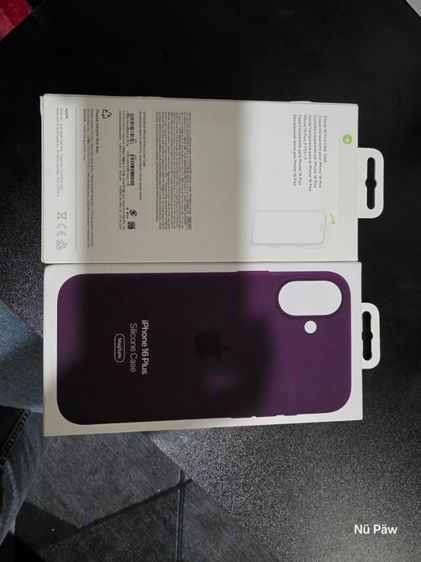 Case Apple แท้ iPhone 16 Plus สี Plum มี MagSafe รูปที่ 5