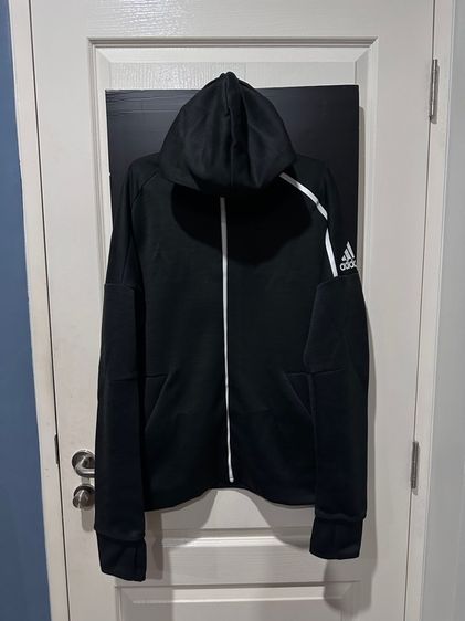 ดำ L แขนยาว เสื้อแจ็คเก็ต | เสื้อคลุม อื่นๆ เสื้อแจ็คเก็ตแบบมีฮู้ด แบรนด์Addidas รุ่น Z.N.E.