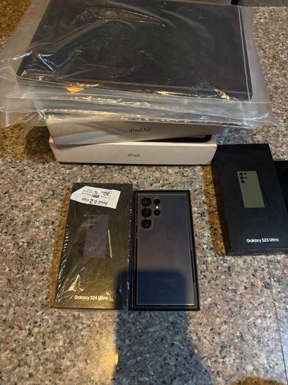 ขายๆๆSamsungS24Ultraสีใหม่หายากTitanuim VioletและGray 256กิ๊กมีกล่องอีมี่ตรงสูนTrueใช้งานดีไร้รอยใดๆติดกันรอยทัังเครื่องถูกๆมากกกๆ รูปที่ 2